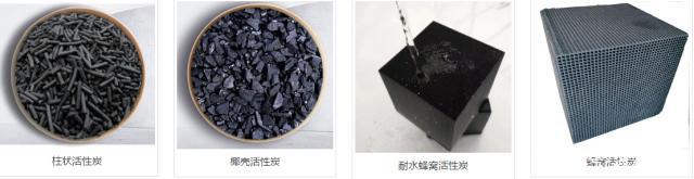 不同种类的活性炭